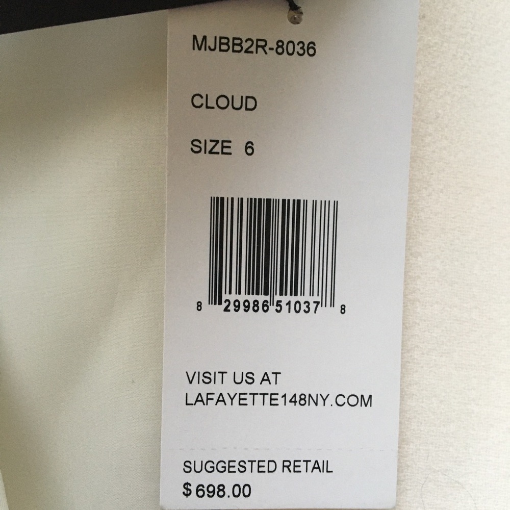 NWT Lafayette 148 Landon Cloud Zipper Jacket 6 - Picture 9 of 15